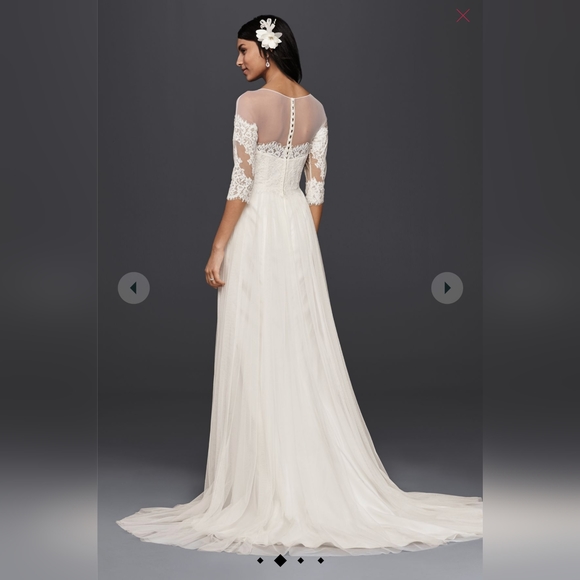 David's Bridal Wedding Dress - Picture 3 of 4